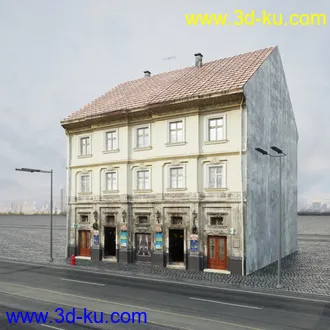 欧式建筑,楼房,公寓,大楼,大厦,等建筑模型合集的图片