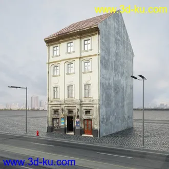 欧式建筑,楼房,公寓,大楼,大厦,等建筑模型合集的图片42