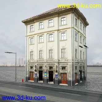 欧式建筑,楼房,公寓,大楼,大厦,等建筑模型合集的图片