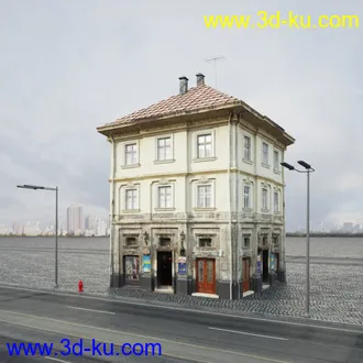 欧式建筑,楼房,公寓,大楼,大厦,等建筑模型合集的图片