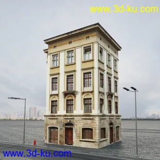 欧式建筑,楼房,公寓,大楼,大厦,等建筑模型合集的图片45