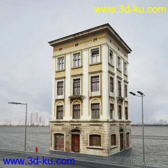 欧式建筑,楼房,公寓,大楼,大厦,等建筑模型合集的图片47