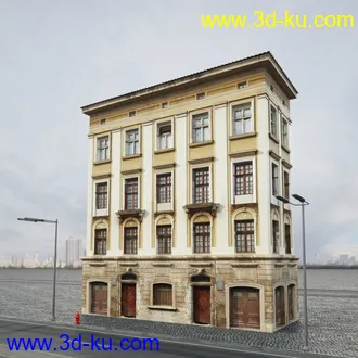 欧式建筑,楼房,公寓,大楼,大厦,等建筑模型合集的图片48