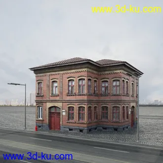 欧式建筑,楼房,公寓,大楼,大厦,等建筑模型合集的图片50