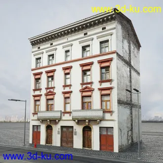 欧式建筑,楼房,公寓,大楼,大厦,等建筑模型合集的图片