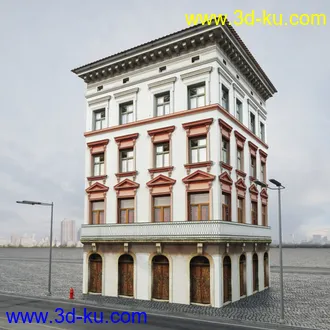 欧式建筑,楼房,公寓,大楼,大厦,等建筑模型合集的图片56