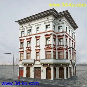 欧式建筑,楼房,公寓,大楼,大厦,等建筑模型合集的图片