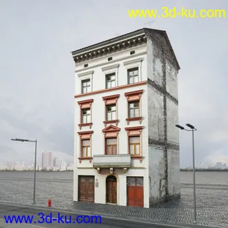 欧式建筑,楼房,公寓,大楼,大厦,等建筑模型合集的图片59