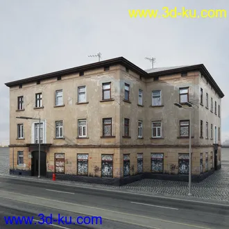 欧式建筑,楼房,公寓,大楼,大厦,等建筑模型合集的图片64