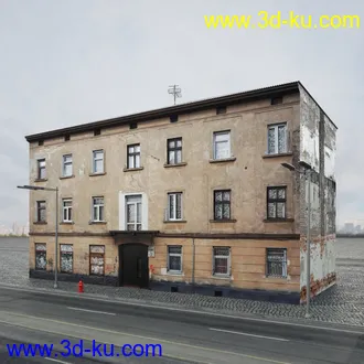 欧式建筑,楼房,公寓,大楼,大厦,等建筑模型合集的图片65