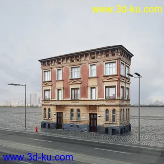 欧式建筑,楼房,公寓,大楼,大厦,等建筑模型合集的图片66