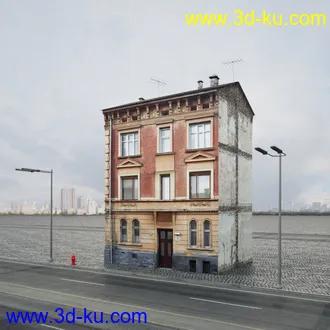 欧式建筑,楼房,公寓,大楼,大厦,等建筑模型合集的图片67