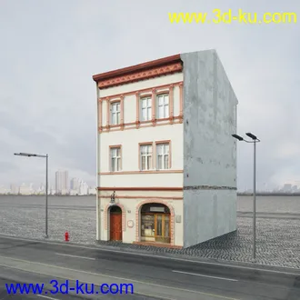 欧式建筑,楼房,公寓,大楼,大厦,等建筑模型合集的图片68