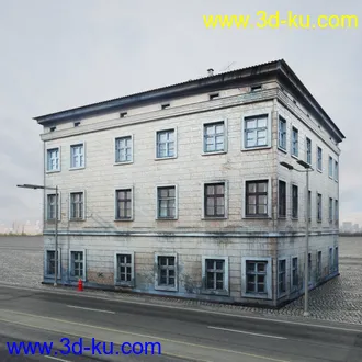 欧式建筑,楼房,公寓,大楼,大厦,等建筑模型合集的图片71