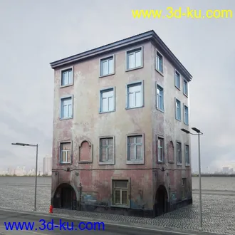欧式建筑,楼房,公寓,大楼,大厦,等建筑模型合集的图片74