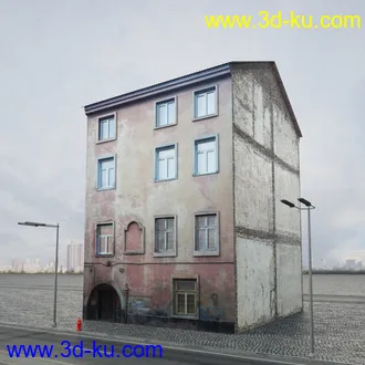 欧式建筑,楼房,公寓,大楼,大厦,等建筑模型合集的图片75