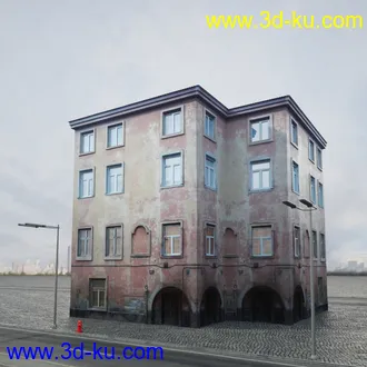 欧式建筑,楼房,公寓,大楼,大厦,等建筑模型合集的图片76