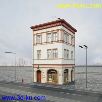欧式建筑,楼房,公寓,大楼,大厦,等建筑模型合集的图片79