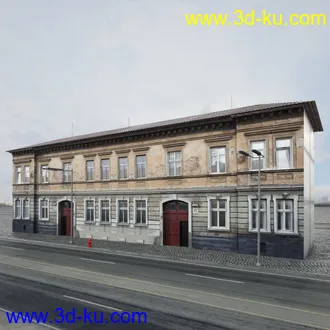 欧式建筑,楼房,公寓,大楼,大厦,等建筑模型合集的图片82