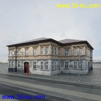欧式建筑,楼房,公寓,大楼,大厦,等建筑模型合集的图片83