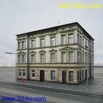 欧式建筑,楼房,公寓,大楼,大厦,等建筑模型合集的图片87