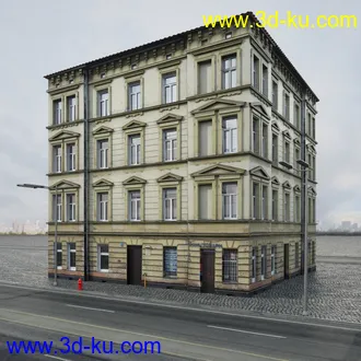 欧式建筑,楼房,公寓,大楼,大厦,等建筑模型合集的图片88