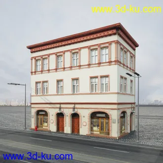 欧式建筑,楼房,公寓,大楼,大厦,等建筑模型合集的图片90