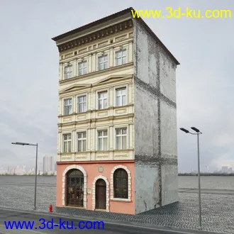 欧式建筑,楼房,公寓,大楼,大厦,等建筑模型合集的图片93