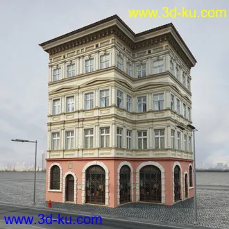 欧式建筑,楼房,公寓,大楼,大厦,等建筑模型合集的图片95