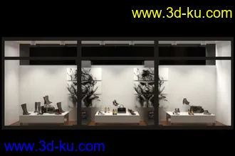商品展览柜,橱窗,展台,商店等模型合集的图片
