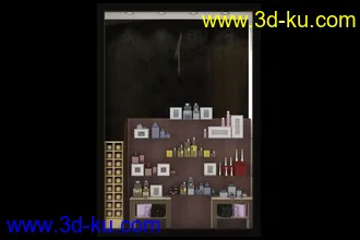 商品展览柜,橱窗,展台,商店等模型合集的图片