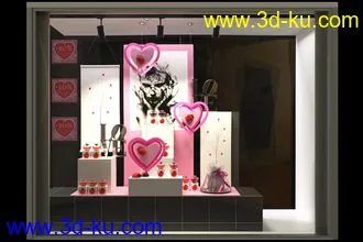 商品展览柜,橱窗,展台,商店等模型合集的图片