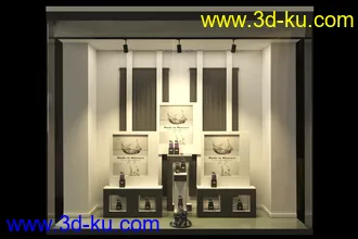 商品展览柜,橱窗,展台,商店等模型合集的图片