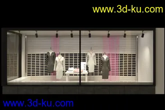 商品展览柜,橱窗,展台,商店等模型合集的图片