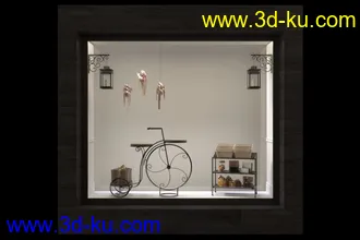商品展览柜,橱窗,展台,商店等模型合集的图片