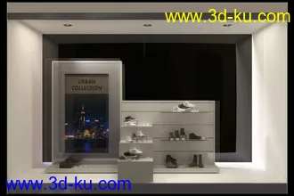 商品展览柜,橱窗,展台,商店等模型合集的图片