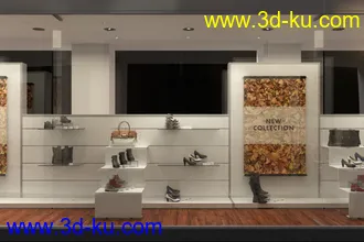 商品展览柜,橱窗,展台,商店等模型合集的图片