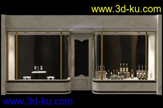 商品展览柜,橱窗,展台,商店等模型合集的图片