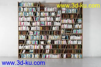 书架,书本,书箱,书柜,油画,画册等模型合集的图片