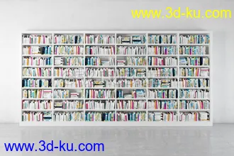 书架,书本,书箱,书柜,油画,画册等模型合集的图片