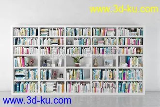 书架,书本,书箱,书柜,油画,画册等模型合集的图片