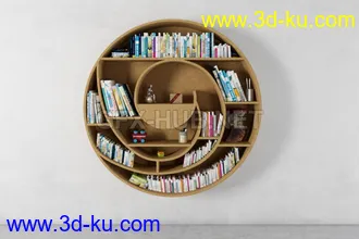 书架,书本,书箱,书柜,油画,画册等模型合集的图片