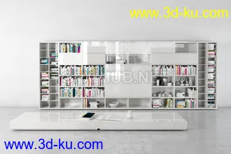 书架,书本,书箱,书柜,油画,画册等模型合集的图片