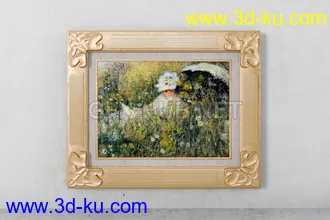 书架,书本,书箱,书柜,油画,画册等模型合集的图片