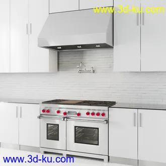 灶台,水槽,厨房设备,厨房电器等模型合集的图片5