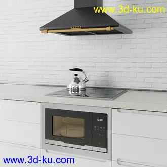 灶台,水槽,厨房设备,厨房电器等模型合集的图片22