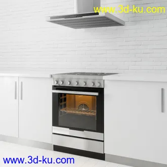 灶台,水槽,厨房设备,厨房电器等模型合集的图片23