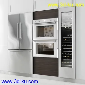 灶台,水槽,厨房设备,厨房电器等模型合集的图片24