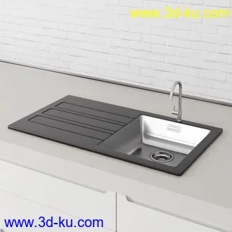 灶台,水槽,厨房设备,厨房电器等模型合集的图片32