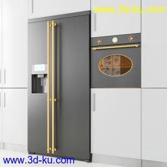 灶台,水槽,厨房设备,厨房电器等模型合集的图片34